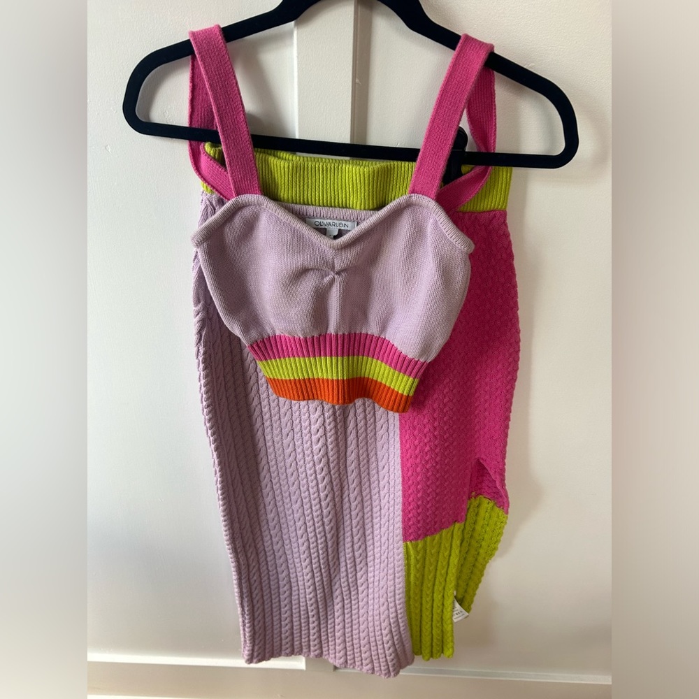 Olivia Rubin Lila Cropped Knit Top and matching skirt
